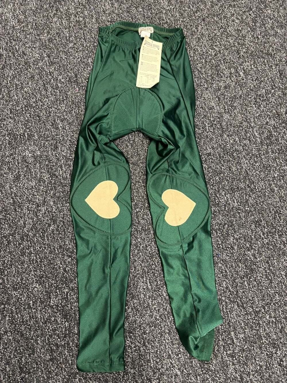 Saddle Bums Riding Comfortwear Hunter Green Long Johns with Protective Knee Pads